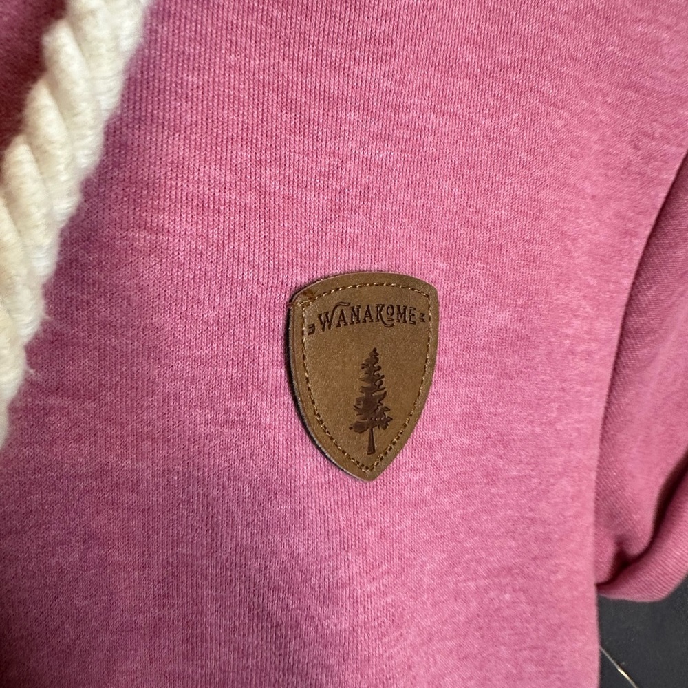 Nwot Wanakome Pink Hooded Dress with Front Pocket - Picture 9 of 14